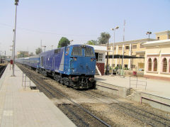 
ENR, Egyptian national Railways, No 2411 at Luxor Station, June 2010